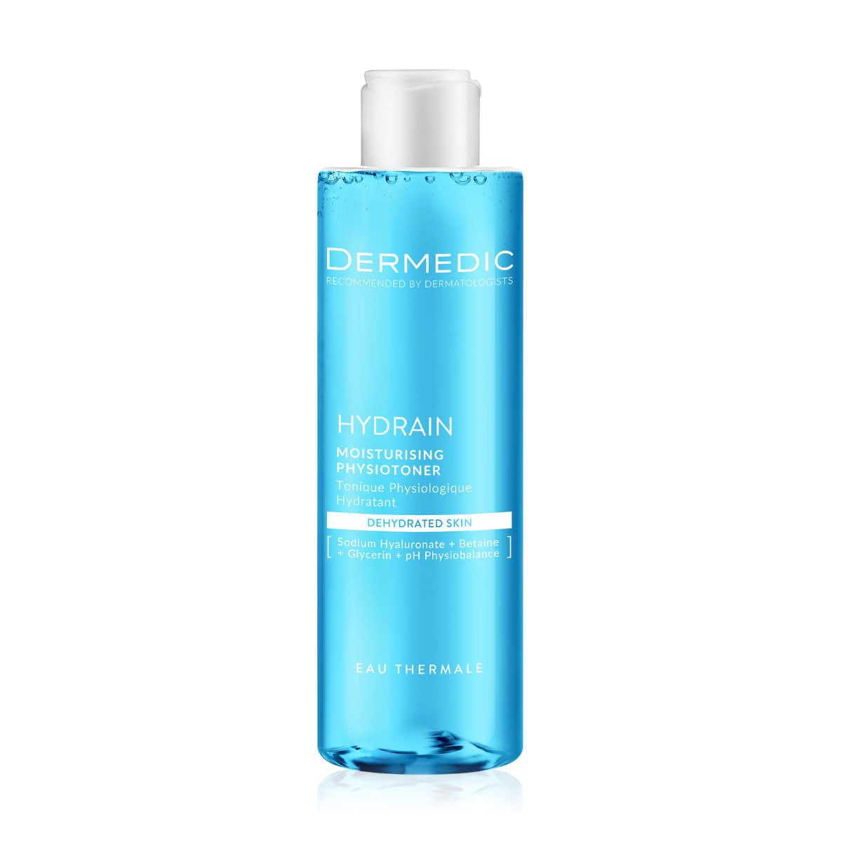 Зволожувальний фізіотонік для обличчя Dermedic Hydrain Moisturising Physiotoner для сухої, дуже сухої та зневодненої шкіри, 200 мл